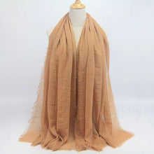 Load image into Gallery viewer, Large plain cotton Shawl/Scarf (twenty-four colours)
