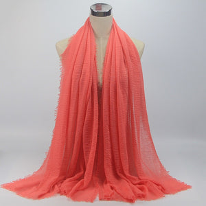 Large plain cotton Shawl/Scarf (twenty-four colours)