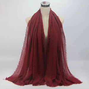 Large plain cotton Shawl/Scarf (twenty-four colours)