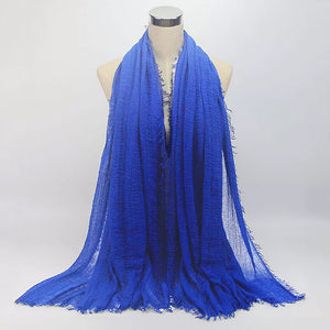 Large plain cotton Shawl/Scarf (twenty-four colours)