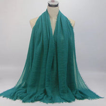 Load image into Gallery viewer, Large plain cotton Shawl/Scarf (twenty-four colours)
