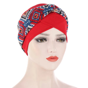 Two colors forehead cross Cap(Five colors)