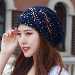 Glitters Lace Cap 2 (four colors)