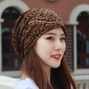 Glitters Lace Cap 2 (four colors)