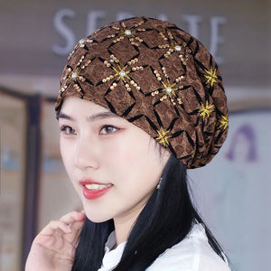 Glitters Lace Cap 4 (Six colors)