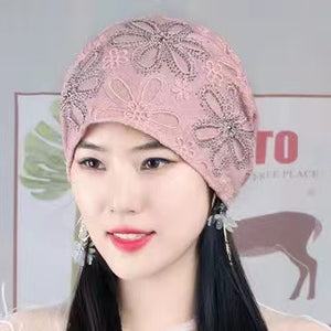 Glitters Lace Cap 5(Five colors)