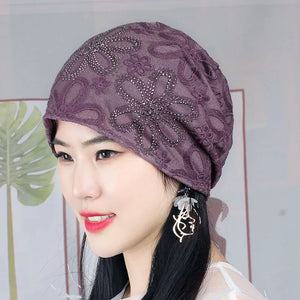 Glitters Lace Cap 5(Five colors)