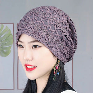 Glitters Lace Cap 6(six colors)