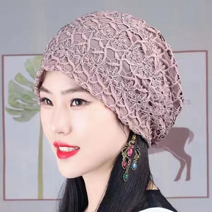 Glitters Lace Cap 6(six colors)