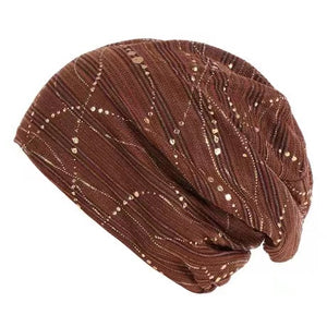 Glitters Lace Cap 7 (Five colors)