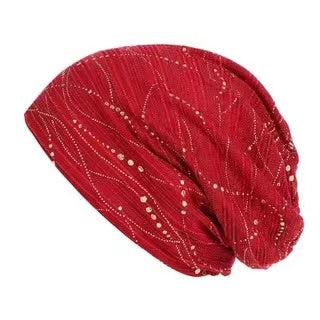 Glitters Lace Cap 7 (Five colors)