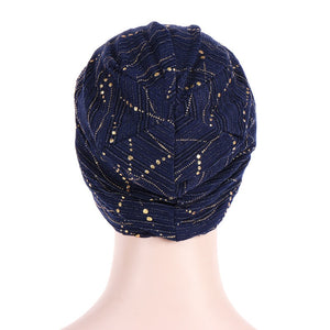 Glitters Lace Cap 7 (Five colors)