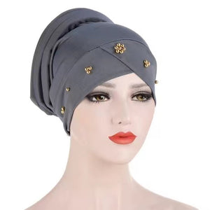 Turban/Hijab Twist pattern 3-2(Seven colors)