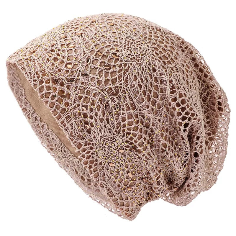 Glitters Lace Cap 8 (four colors)