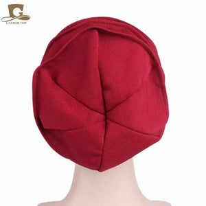 Plain stripes turban/hijab 1 (Seven colors)