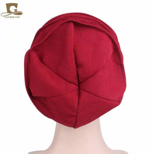 Plain stripes turban/hijab (Seven colors)