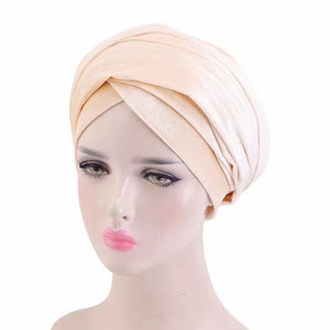 Velvet plain long tail Cap  (Ten colors)