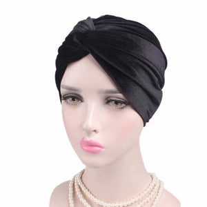 Twist velvet knotted headwrap (Eight  colors)