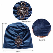 Load image into Gallery viewer, Velvet headwrap with shinning design (Six colors)
