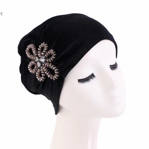 Velvet headwrap with shinning design (Six colors)