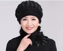 Load image into Gallery viewer, Winter beret warm knitted angora hat(Six colors)
