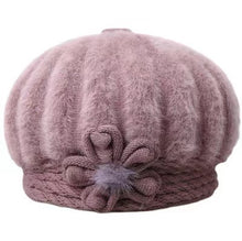 Load image into Gallery viewer, Winter beret warm knitted angora hat(Six colors)
