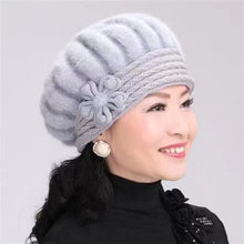 Load image into Gallery viewer, Winter beret warm knitted angora hat(Six colors)
