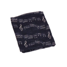 Load image into Gallery viewer, Musical sign Patten cotton feeling long scarf (Seven colours)
