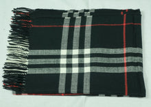 Load image into Gallery viewer, Winter Unsex check plaid wool feeling  large shawl/scarf (Seven colours)
