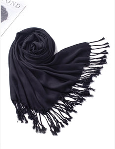 Cashmere Feeling Large plain Shawl/Scarf (twenty-one colours)