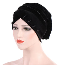 Load image into Gallery viewer, Velvet folding pile with pearl Cap  (Seven colors)
