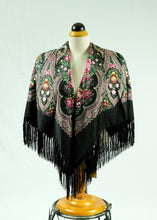 Load image into Gallery viewer, XL-Russian winter square scarf with tussle (eleven colours)
