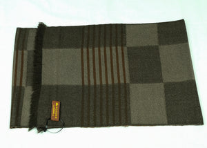 Narrow long wool unisex classic check plaid scarf (Five colours)