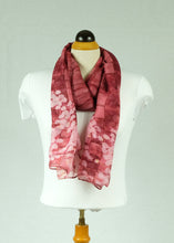 Load image into Gallery viewer, Rectangle with flower cotton feeling long scarf (four colours)
