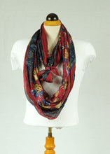 Load image into Gallery viewer, Flower pattern cotton feeling long scarf (four colours)
