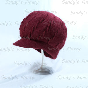 Winter Hat with brim 4 (Six colours)