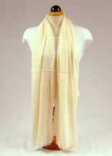 Load image into Gallery viewer, Arrow pattern cotton feeling long scarf (three colours)
