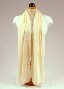 Arrow pattern cotton feeling long scarf (three colours)