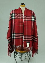 Load image into Gallery viewer, Winter Unsex check plaid wool feeling  large shawl/scarf (Seven colours)
