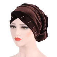 Load image into Gallery viewer, Velvet folding pile with pearl Cap  (Seven colors)
