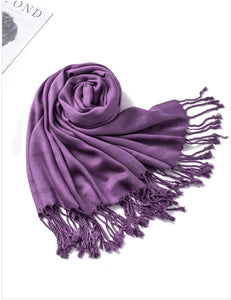 Cashmere Feeling Large plain Shawl/Scarf (twenty-one colours)