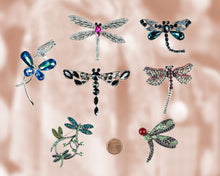 Load image into Gallery viewer, Dragonfly brooches  (one piece price from $8-$15)
