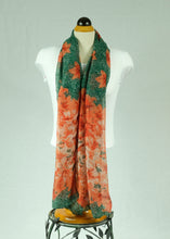 Load image into Gallery viewer, lily Patten cotton feeling long scarf (four colours)
