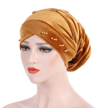 Load image into Gallery viewer, Velvet folding pile with pearl Cap  (Seven colors)
