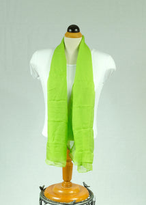 Plain silk feeling buttoned shawl (nine colours)