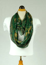 Load image into Gallery viewer, Flower pattern cotton feeling long scarf (four colours)
