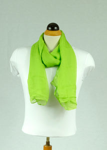 Plain silk feeling buttoned shawl (nine colours)