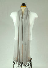 Load image into Gallery viewer, Plain silk feeling  long scarf (Five colours)
