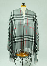 Load image into Gallery viewer, Winter Unsex check plaid wool feeling  large shawl/scarf (Seven colours)
