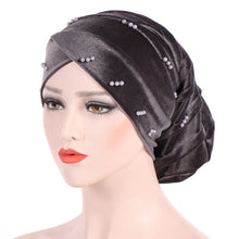 Load image into Gallery viewer, Velvet folding pile with pearl Cap  (Seven colors)
